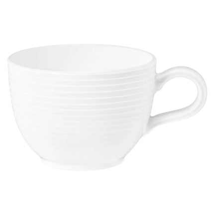 (6 pcs) SELTMANN WEIDEN | Coffee Cup Set – BLUES Series – White Porcelain – 180 ml – Tulip-shaped – Dishwasher-safe only