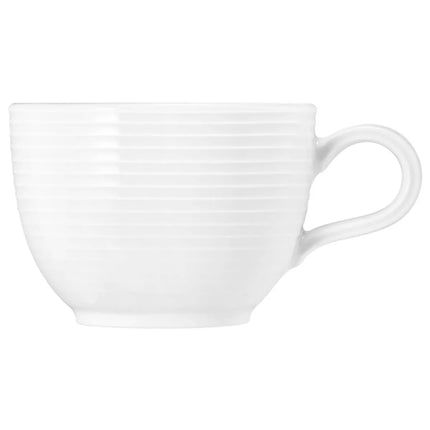 (6 pcs) SELTMANN WEIDEN | Coffee Cup Set – BLUES Series – White Porcelain – 180 ml – Tulip-shaped – Dishwasher-safe only