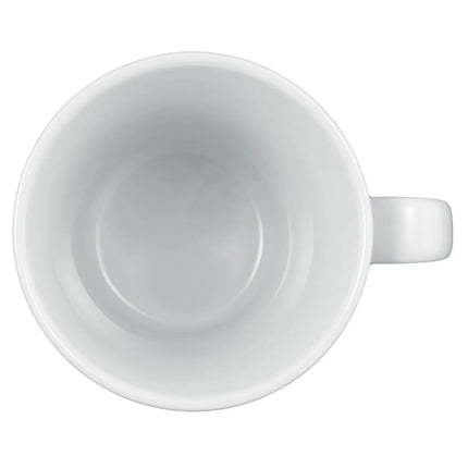 (6 pcs) SELTMANN WEIDEN | Coffee Cup Set – MERAN Series – White Porcelain – 200 ml - High‑gloss look, Extremely robust