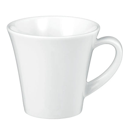 (6 pcs) SELTMANN WEIDEN | Coffee Cup Set – MERAN Series – White Porcelain – 200 ml - High‑gloss look, Extremely robust