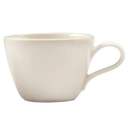 (6 pcs) SELTMANN WEIDEN | Coffee Cups Maxim Coupe Fine Dining – Cream Porcelain – 190 ml – Dishwasher-safe –