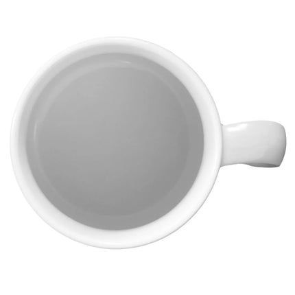 (6 pcs) SELTMANN WEIDEN | Coffee Cups Savoy – White Porcelain – 180 ml – Dishwasher-safe