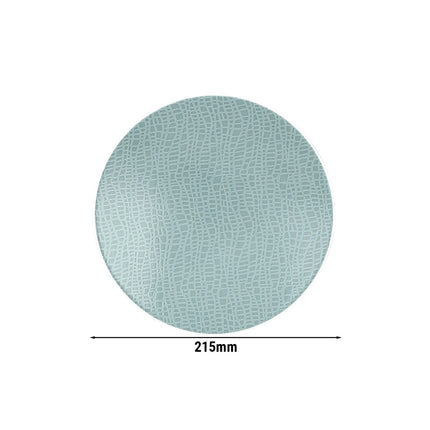 (6 pcs) SELTMANN WEIDEN | Coupe Side Plates – Ø 215 mm – porcelain – dishwasher-safe – turquoise