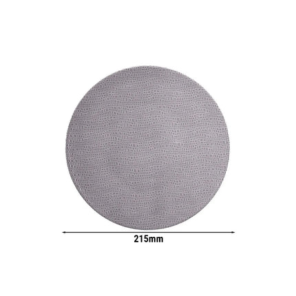 (6 pcs) SELTMANN WEIDEN | Coupe Side Plates – Ø 215 mm – porcelain – dishwasher-safe – grey