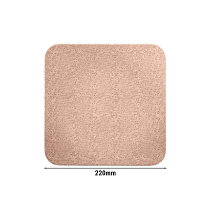 (6 pcs) SELTMANN WEIDEN | Coupe Side Plates – Ø 220 mm – porcelain – dishwasher-safe – square – old rose