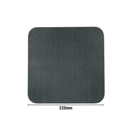 (6 pcs) SELTMANN WEIDEN | Coupe Side Plates – Ø 220 mm – porcelain – dishwasher-safe – square – anthracite