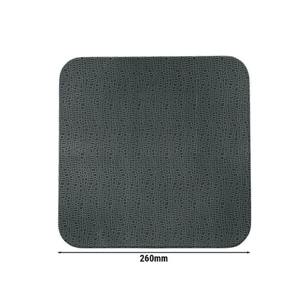 (6 pcs) SELTMANN WEIDEN | Coupe Side Plates – Ø 260 mm – porcelain – dishwasher-safe – square – anthracite