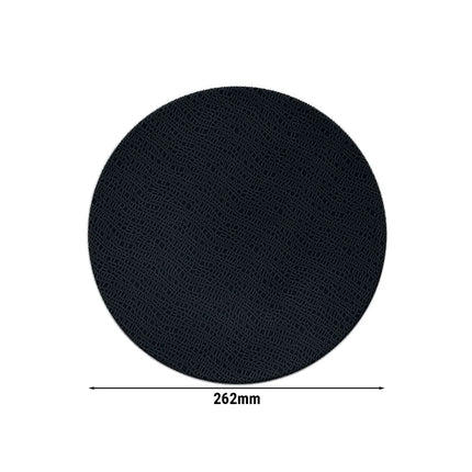 (6 pcs) SELTMANN WEIDEN | Coupe Side Plates – Ø 260 mm – porcelain – dishwasher-safe – black