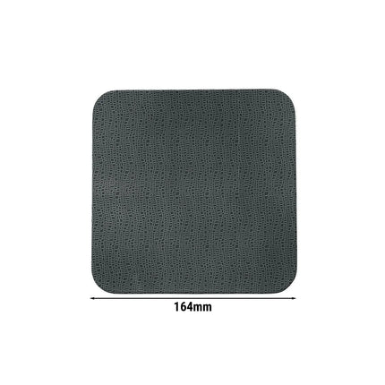 (6 pcs) SELTMANN WEIDEN | Coupe Side Plates – porcelain – dishwasher-safe – Ø 165 mm – anthracite – square