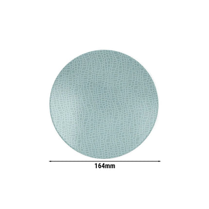 (6 pcs) SELTMANN WEIDEN | Coupe Side Plates – porcelain – dishwasher-safe – Ø 165 mm – turquoise