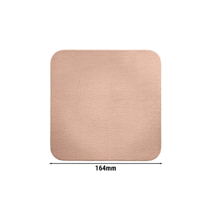 (6 pcs) SELTMANN WEIDEN | Coupe Side Plates – porcelain – dishwasher-safe – Ø 165 mm – old rose – square