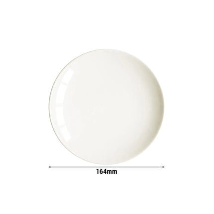 (6 pcs) SELTMANN WEIDEN | Coupe Side Plates – porcelain – dishwasher-safe – Ø 165 mm – cream