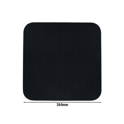 (6 pcs) SELTMANN WEIDEN | Coupe Side Plates – porcelain – dishwasher-safe – Ø 260 mm – square – black