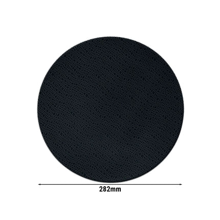 (6 pcs) SELTMANN WEIDEN | Coupe Side Plates – porcelain – dishwasher-safe – Ø 280 mm – black