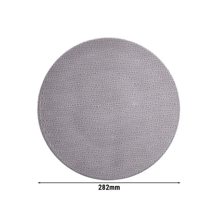 (6 pcs) SELTMANN WEIDEN | Coupe Side Plates – porcelain – dishwasher-safe – Ø 280 mm – grey
