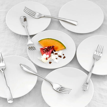 (6 pcs) SELTMANN WEIDEN | Coupe Side Plates – porcelain – dishwasher-safe – Ø 280 mm – cream