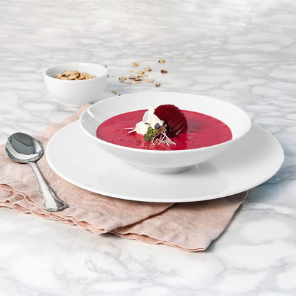 (6 pcs) SELTMANN WEIDEN | Coupe Side Plates – porcelain – dishwasher-safe – Ø 300 mm – cream
