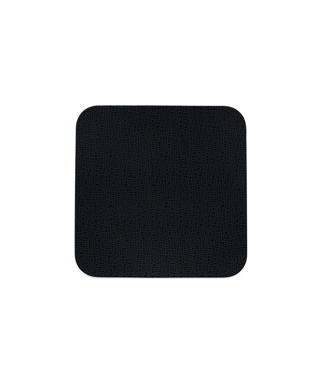 (6 pcs) SELTMANN WEIDEN | Coupe Side Plates – porcelain – dishwasher-safe – black – square