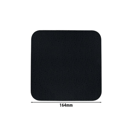 (6 pcs) SELTMANN WEIDEN | Coupe Side Plates – porcelain – dishwasher-safe – black – square