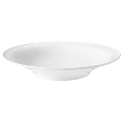 (6 pcs) SELTMANN WEIDEN | Deep Soup Plate – Porcelain – Ø 23 cm – BLUES – White – Oven-safe
