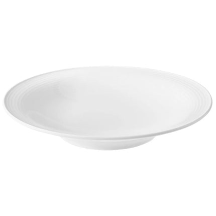 (6 pcs) SELTMANN WEIDEN | Deep Soup Plate – Porcelain – Ø 23 cm – BLUES – White – Oven-safe