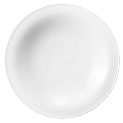 (6 pcs) SELTMANN WEIDEN | Deep Soup Plate – Porcelain – Ø 23 cm – BLUES – White – Oven-safe