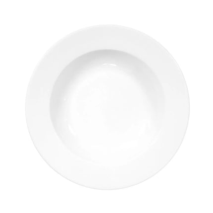 (6 pcs) SELTMANN WEIDEN | Deep Soup Plate – Porcelain – Ø 23 cm – MERAN BASIC – White – Oven-safe
