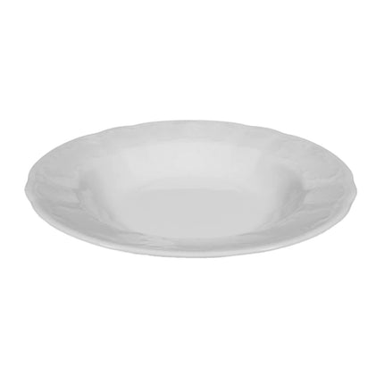 (6 pcs) SELTMANN WEIDEN | Deep Soup Plate – Porcelain – Ø 23 cm – SALZBURG – White