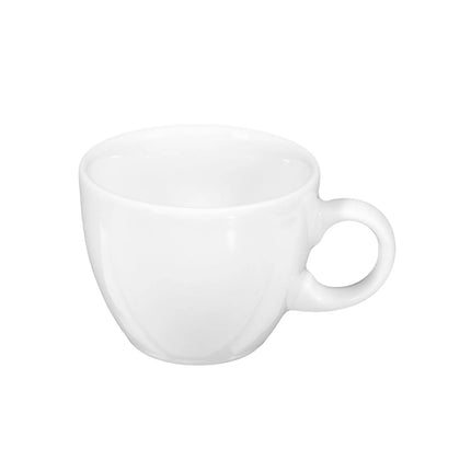 (6 pcs) SELTMANN WEIDEN | Espresso Cup Set – White Porcelain – Meran Basic – 90 ml (9 cl)