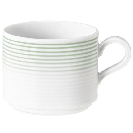 (6 pcs) SELTMANN WEIDEN | Latte Coffee Cups – Porcelain – 250 ml – Sage Green – BLUES Series
