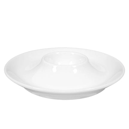 (6 pcs) SELTMANN WEIDEN | MERAN BASIC Egg Cups with Saucer – White Porcelain