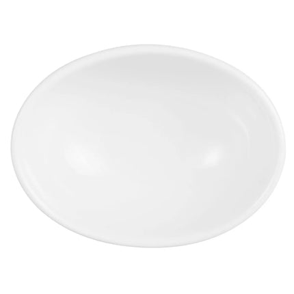 (6 pcs) SELTMANN WEIDEN | Oval Porcelain Dip Bowl – White – 90×65 mm