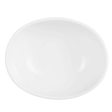 (6 pcs) SELTMANN WEIDEN | Oval Porcelain Dip Bowl – White – 90×65 mm