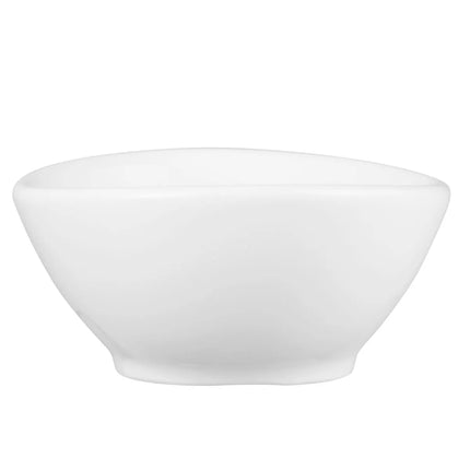(6 pcs) SELTMANN WEIDEN | Oval Porcelain Dip Bowl – White – 90×65 mm