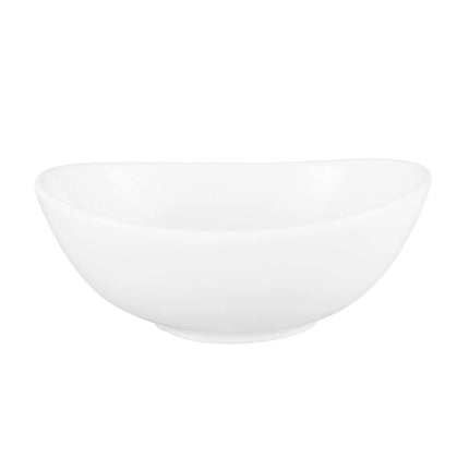 (6 pcs) SELTMANN WEIDEN | Oval Porcelain Dip Bowl – White – 90×65 mm