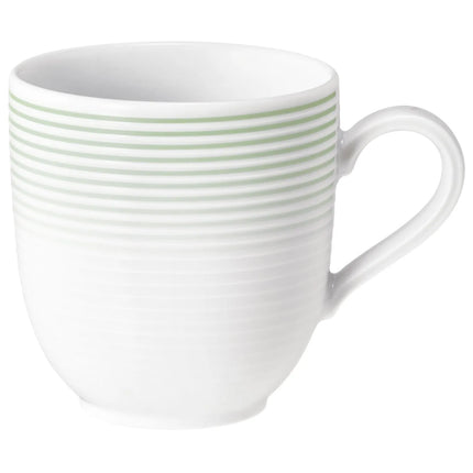 (6 pcs) SELTMANN WEIDEN | Porcelain Coffee Mug – 280 ml – Sage Green – Tulip-shaped – Blues Sage Green Series
