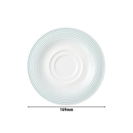 (6 pcs) SELTMANN WEIDEN | Porcelain Coffee Saucer – Blues – Arktisblau – Oven‑safe