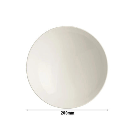 (6 pcs) SELTMANN WEIDEN | Porcelain Coupe Bowl – Cream – Ø 20 cm – Dishwasher Safe