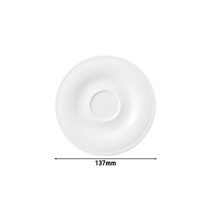 (6 pcs) SELTMANN WEIDEN | Porcelain Espresso Saucer – Blues – Oven‑safe