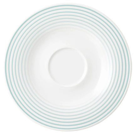 (6 pcs) SELTMANN WEIDEN | Porcelain Espresso Saucer Set – Blues Arktisblau – Arctic Blue
