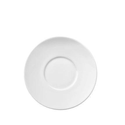 (6 pcs) SELTMANN WEIDEN | Porcelain Saucer Set – Coffe-e-Motion Series – White – Ø 170.5 mm