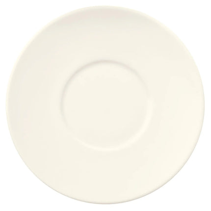 (6 pcs) SELTMANN WEIDEN | Porcelain Saucer Set – Maxim Coupe Fine Dining – Cream – Ø 135 mm