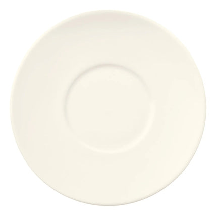 (6 pcs) SELTMANN WEIDEN | Porcelain Saucer Set – Maxim Coupe Fine Dining – Cream – Ø 165 mm