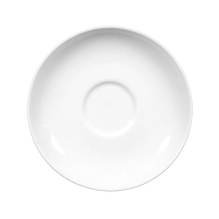 (6 pcs) SELTMANN WEIDEN | Porcelain Saucer Set – Meran Basic Series – White – Ø 147 mm