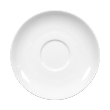 (6 pcs) SELTMANN WEIDEN | Porcelain Saucer Set – Meran Basic Series – White – Ø 159 mm