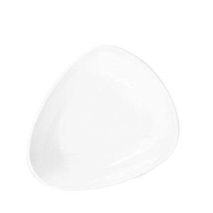 (6 pcs) SELTMANN WEIDEN | Roll / cake plate – COFFE-E-MOTION – Ø 220 mm – White Porcelain