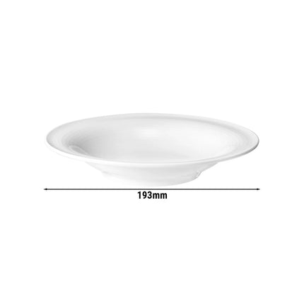 (6 pcs) SELTMANN WEIDEN | Salad Plates – White Porcelain – Ø 19 cm