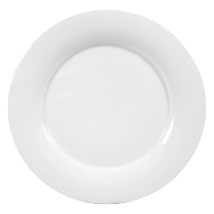 (6 pcs) SELTMANN WEIDEN | Savoy Dinner Plate – Flat – Ø 230 mm – White Porcelain