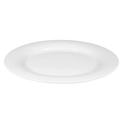 (6 pcs) SELTMANN WEIDEN | Savoy Dinner Plate – Flat – Ø 230 mm – White Porcelain