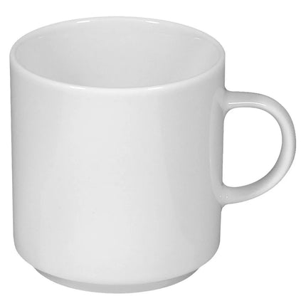 (6 pcs) SELTMANN WEIDEN | SAVOY Milk coffee cup – Porcelain – 220 ml – White